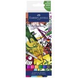 FABER-CASTELL Aquarel marker GOLDFABER, etui 'Graffiti'