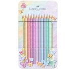 FABER-CASTELL Crayon de couleur SPARKLE PASTEL, étui de 12