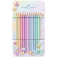 FABER-CASTELL Crayon de couleur SPARKLE PASTEL, étui de 12