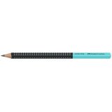 FABER-CASTELL Crayon graphite Jumbo GRIP TWO TONE,turquoisee