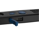 Lampe de travail à LED WL390R, noir/bleu