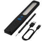 Lampe de travail à LED WL390R, noir/bleu