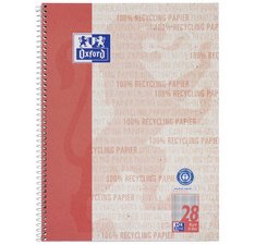 Cahier à spirales 'Recycling', A4+, quadrillé