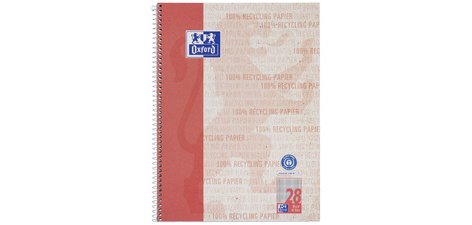 Cahier à spirales 'Recycling', A4+, quadrillé