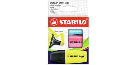 Surligneur BOSS MINI, étui en carton de 3