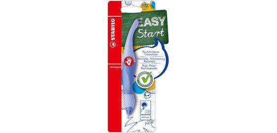 Stylo roller EASYoriginal, droitiers, nuage de bleu