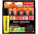 BOSS ORIGINAL highlighter, ARTY cardboard case of 5