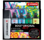 Marker BOSS ORIGINAL, kartonnen hoesje ARTY van 5