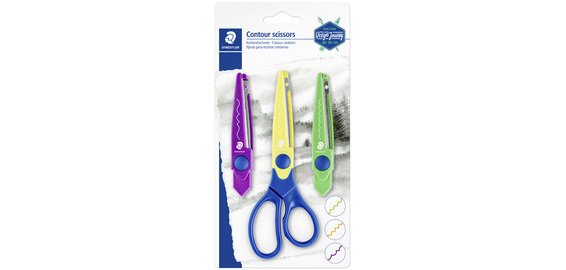 Ciseaux cranteurs Design Journey, set de 3