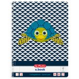Cahier spiralé 'Cute Animals Turtle', A4, quadrillé