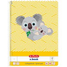 Cahier spiralé 'Cute Animals Koala', A4, ligné