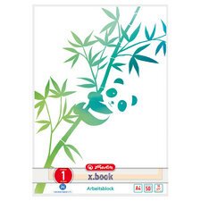 Bloc de cours GREENline A4, 50 feuilles, réglure 1