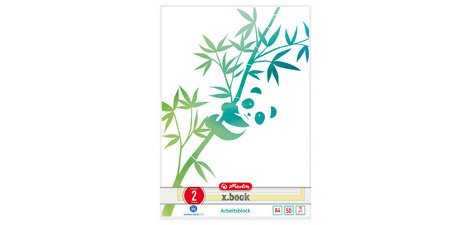 Bloc de cours GREENline A4, 50 feuilles, réglure 2