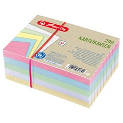 Fiches Recycling A6-formaat gelijnd assortiment