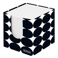 Cube bloc-notes Just Black, 90 x 90 mm, noir/blanc