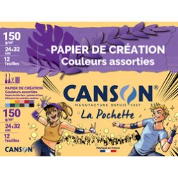 Papier de création, 240 x 320 mm, 150 g/m2, assorti