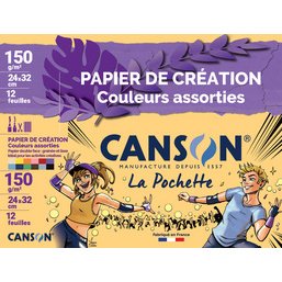 Papier de création, 240 x 320 mm, couleurs assorties