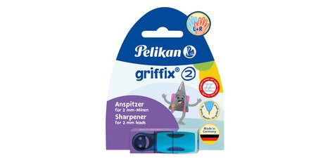 Taille-crayon griffix, bleu