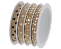 Ruban bolduc multibobine 'Freedom-Mix nature'