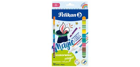 Feutres colorella magic, étui en carton de 12