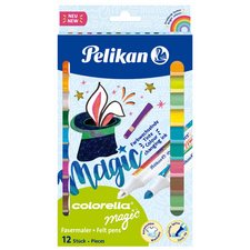 Feutres colorella magic, étui en carton de 12