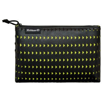 Pochette Lasercut, noir / jaune