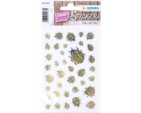 Autocollant Home feeling 'Coccinelles dorées'