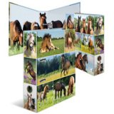 Classeur à levier 'Monde animal', Cheval dans le pré