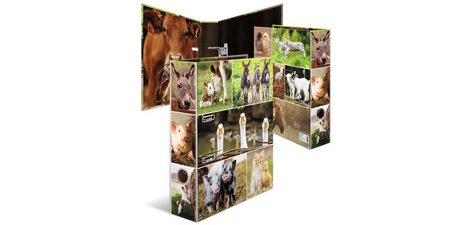 Classeur à levier 'Monde animal', Animaux de ferme