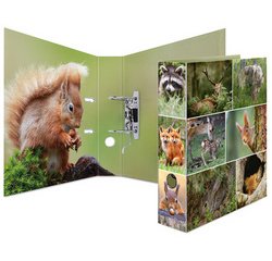 Classeur à levier 'Monde animal', Animaux de la forêt