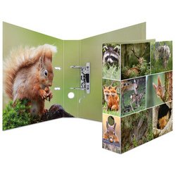 Classeur à levier 'Monde animal', Animaux de la forêt