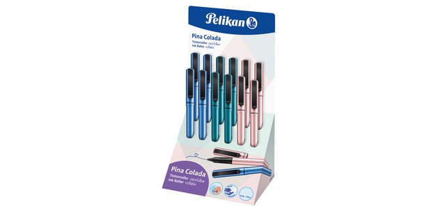 Stylo roller Pina Colada, présentoir de 12