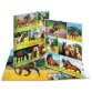 Map met elastieken 'Paarden in de weide' karton A3