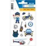 Sticker DECOR 'Police', en papier