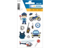 Sticker DECOR 'Police', en papier