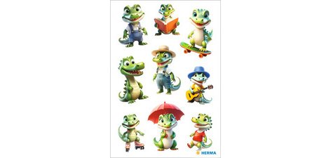 Autocollants DECOR 'Animaux de la jungle'