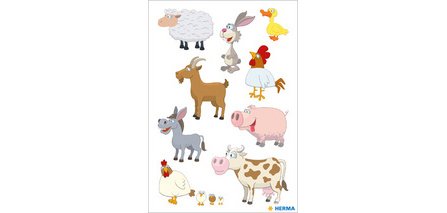Autocollants DECOR 'Animaux de ferme'