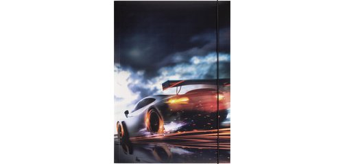 Pochette de rangement à dessins BASIC 'Race Car', A3