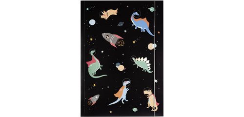 Pochette de rangement à dessins HOTFOIL 'Space Dinos'