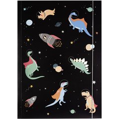 Tekenmap HOTFOIL 'Space Dinos'