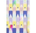 Carton à dessin HOTFOIL 'COLOURFULL PENCILS', A3