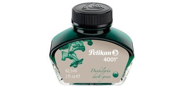 Tinte 4001 in einem Glasflakon