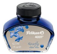 En_tinta estilografica pelikan 4001 azul real frasco de 62,5 ml