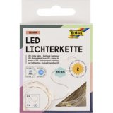 Guirlande lumineuse LED, fonctionne à pile, 20 LED