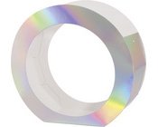 Pièces en carton métallisé pour lanterne, argent