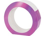 Pièces en carton métallisé pour lanterne, argent