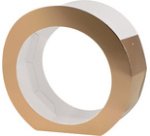 Pièces en carton métallisé pour lanterne, argent