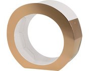 Pièces en carton métallisé pour lanterne, argent