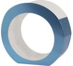 Pièces en carton métallisé pour lanterne, argent