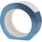 Pièces en carton métallisé pour lanterne, argent